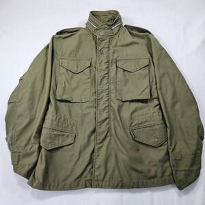 Vintage 1969 M-65 Field Jacket Small  Vietnam War OG-107 Silver Zipper M65 Coat
